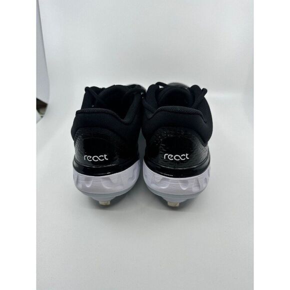 Nike Alpha Huarache Elite 4 Metal Baseball Cleats Black DJ6521-001 Mens Size 12 - Picture 4 of 6